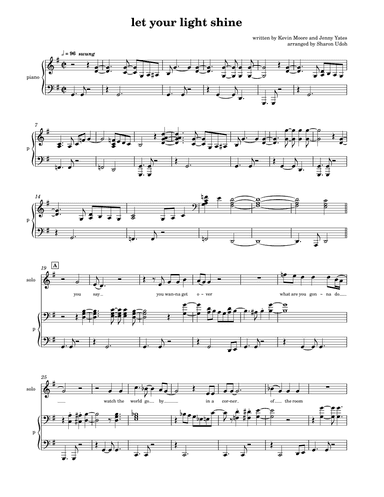 Let Your Light Shine (arr. Sharon Udoh)