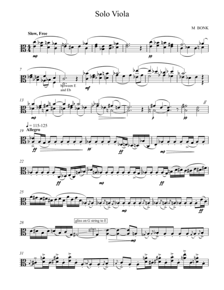 Music for Unaccompanied Viola