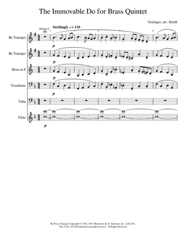 The Immovable Do (arr. Drew Smith)