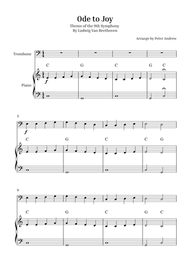 Ode to Joy (arr. Peter Andrew)