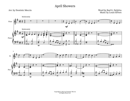 April Showers (arr. Dominic Meccia)