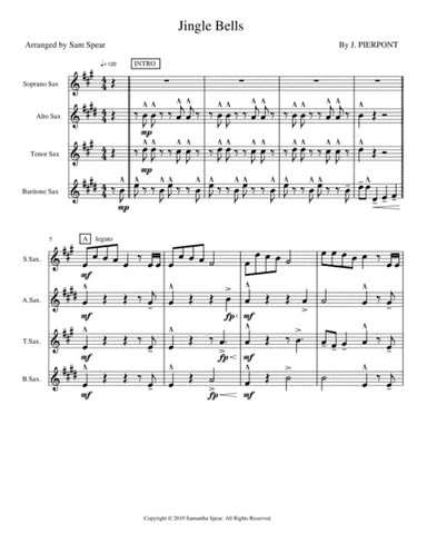 Jingle Bells (arr. Sam Spear)