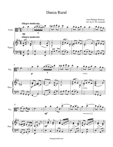 Danza Rural (arr. Nick Lacanski)