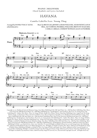 Havana (arr. Danilo "Daca" Alves)