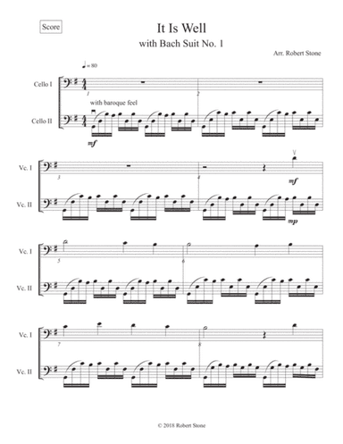 It is Well / Bach Suit No. 1 (arr. Robert Stone)