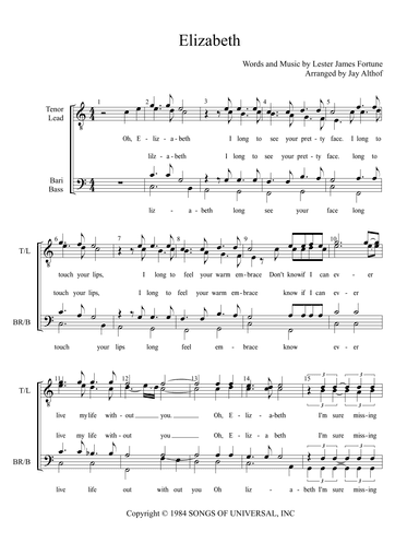 Elizabeth (arr. Jay Althof)