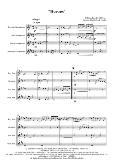 Heroes (arr. Kayleigh Huelin)