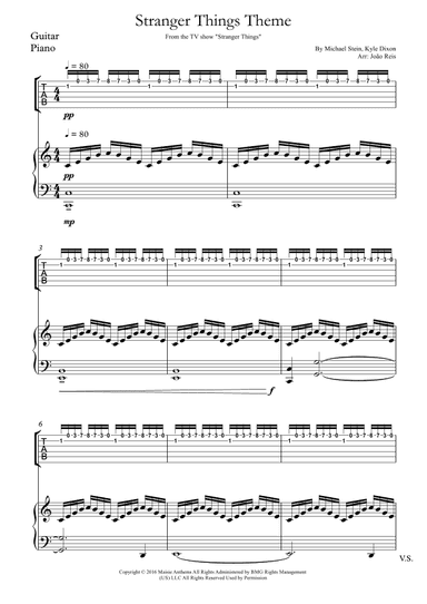 Stranger Things Main Title Theme (arr. João Reis)