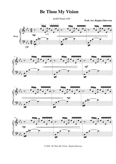 Be Thou My Vision - pedal harp solo