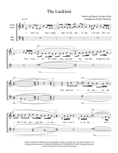 The Luckiest (arr. Emily Maree Moriarty)