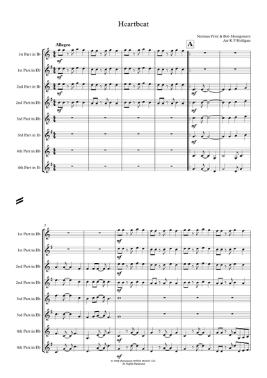 Heartbeat (arr. Kevin P Holdgate)