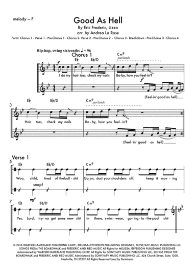 Good As Hell (arr. Andrea La Rose)