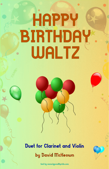 Happy Birthday Waltz, for Clarinet and Violin Duet (arr. David McKeown)