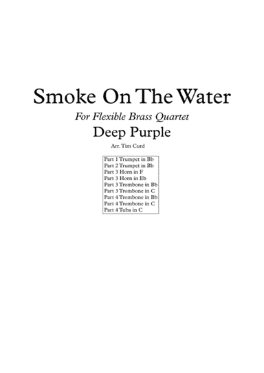 Smoke On The Water (arr. Tim Curd)