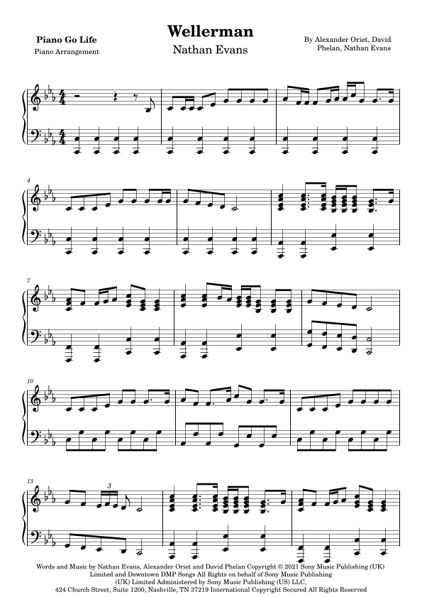 Wellerman (arr. Piano Go Life)