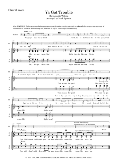 Ya Got Trouble (arr. Mark Sproson)