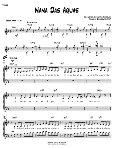Nana Das Aguas (arr. Gerhard Guter)