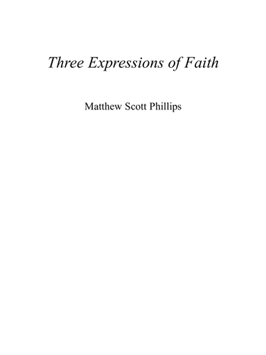 Three Expressions of Faith