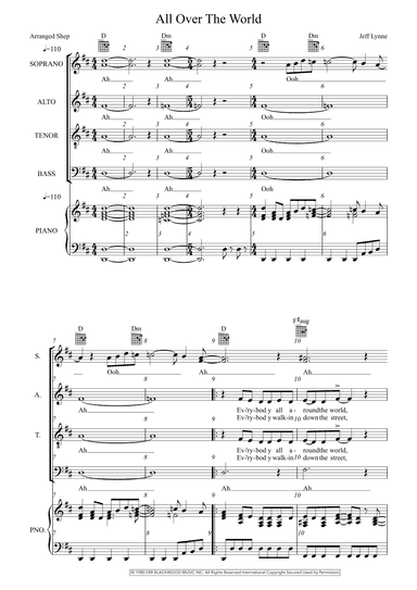 All Over The World (arr. Alan Shepherd)