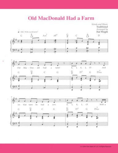 Old MacDonald Had a Farm (arr. Hal Wright)
