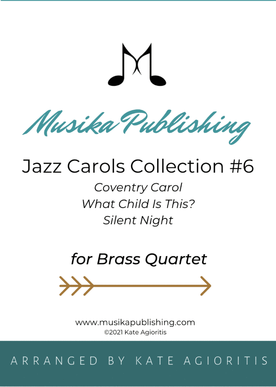 Jazz Carols Collection for Brass Quartet - Set Six (arr. Kate Agioritis)