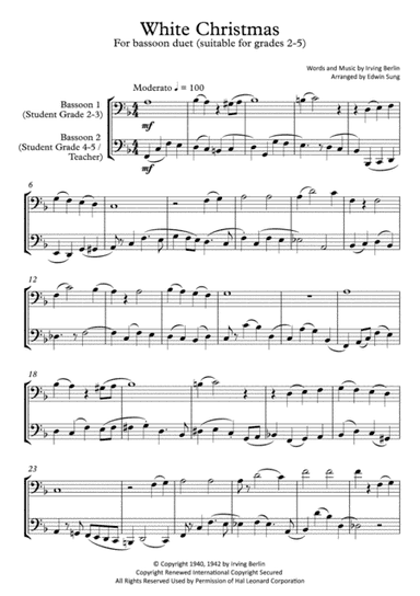 White Christmas (arr. Edwin Sung)