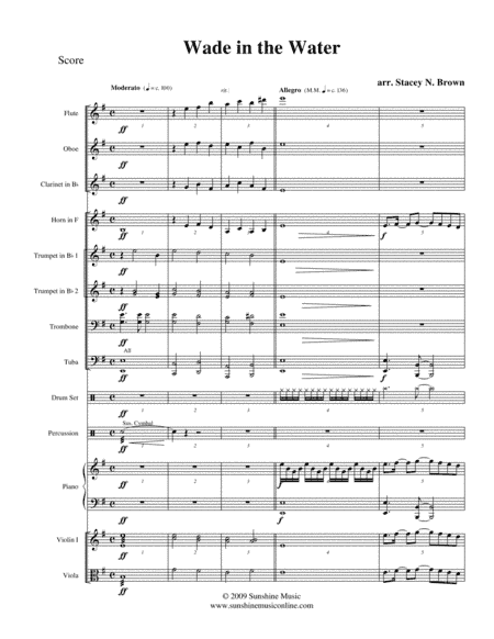 Wade in the Water (arr. Sunshine Music)