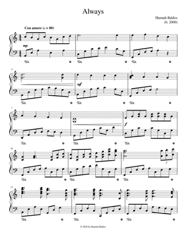 Always - Hannah Baldoz