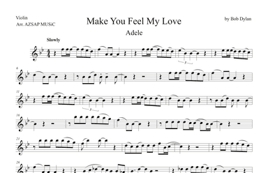 Make You Feel My Love (arr. AZSAP MUSiC)