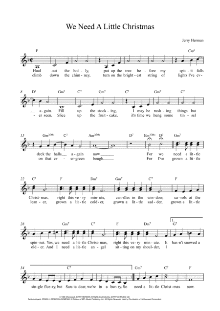 We Need A Little Christmas (arr. Vicky Jacobs)