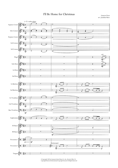 I'll Be Home For Christmas (arr. Jonathan Bates)