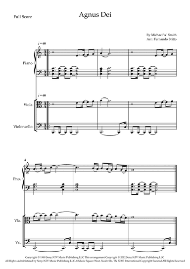Agnus Dei (arr. Fernando Britto)