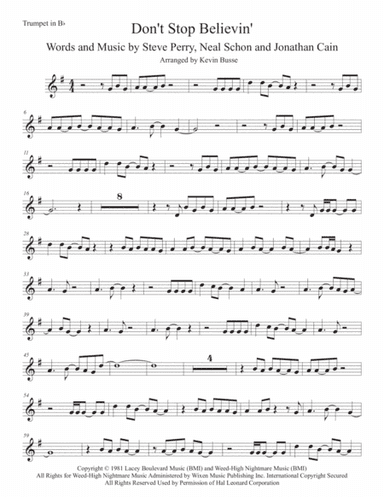 Don't Stop Believin' (arr. Kevin Busse)