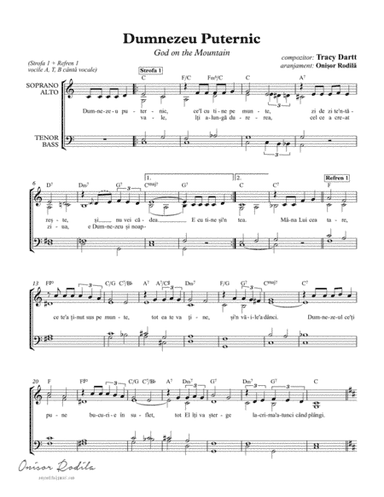 Dumnezeu puternic (God on the mountain) (arr. Onisor Rodila)