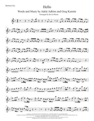 Hello (arr. Kevin Busse)