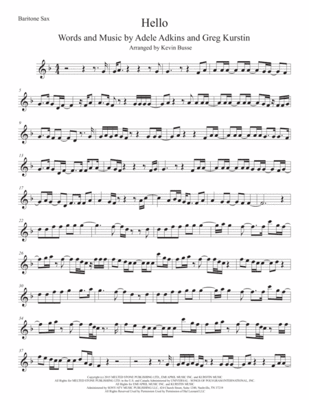 Hello (arr. Kevin Busse)