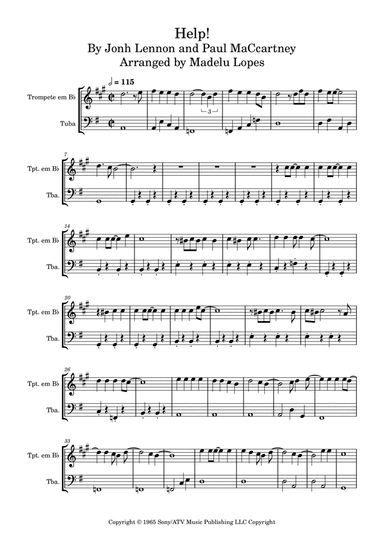 Help! (arr. Madelu Lopes)