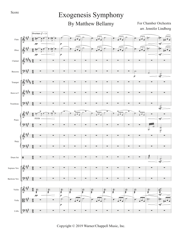 Exogenesis: Symphony Part I (overture) (arr. Jennifer Lindberg)