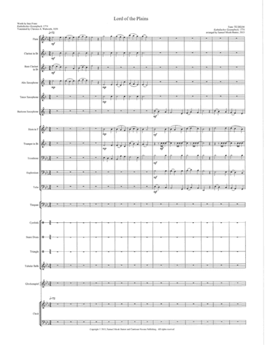 Lord of the Plains (arr. Samuel Micah Hunter)