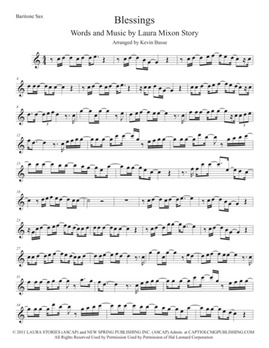 Blessings (arr. Kevin Busse)