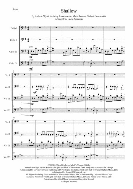Shallow (arr. Inacio Saldanha)