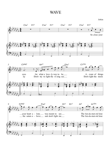 Wave (arr. Alex Nunes Rodriguez)