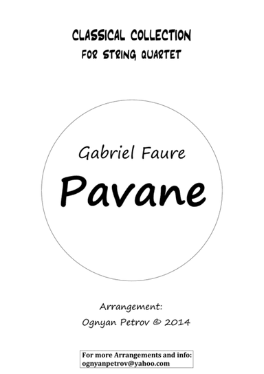Pavane (short version) (arr. Ognyan Petrov)