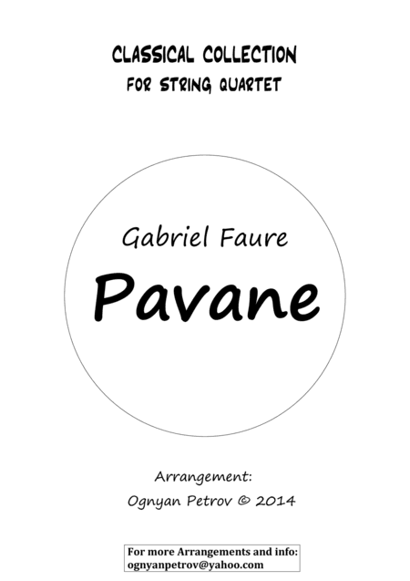 Pavane (short version) (arr. Ognyan Petrov)