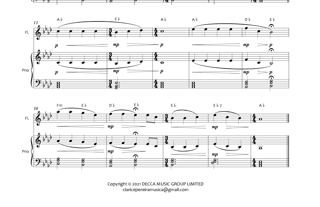 A Hymn For The Robin (arr. Clarice Pereira)