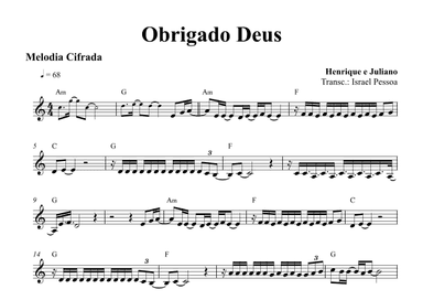 Obrigado Deus