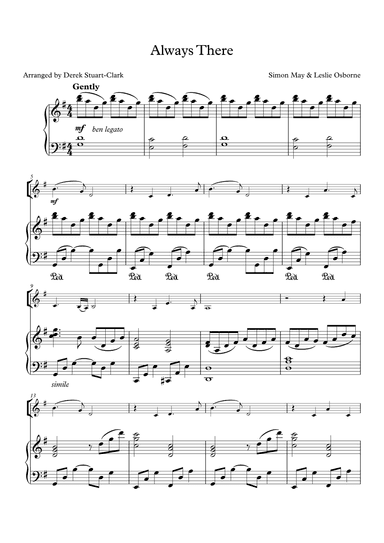 Always There (arr. Derek STUART-CLARK)