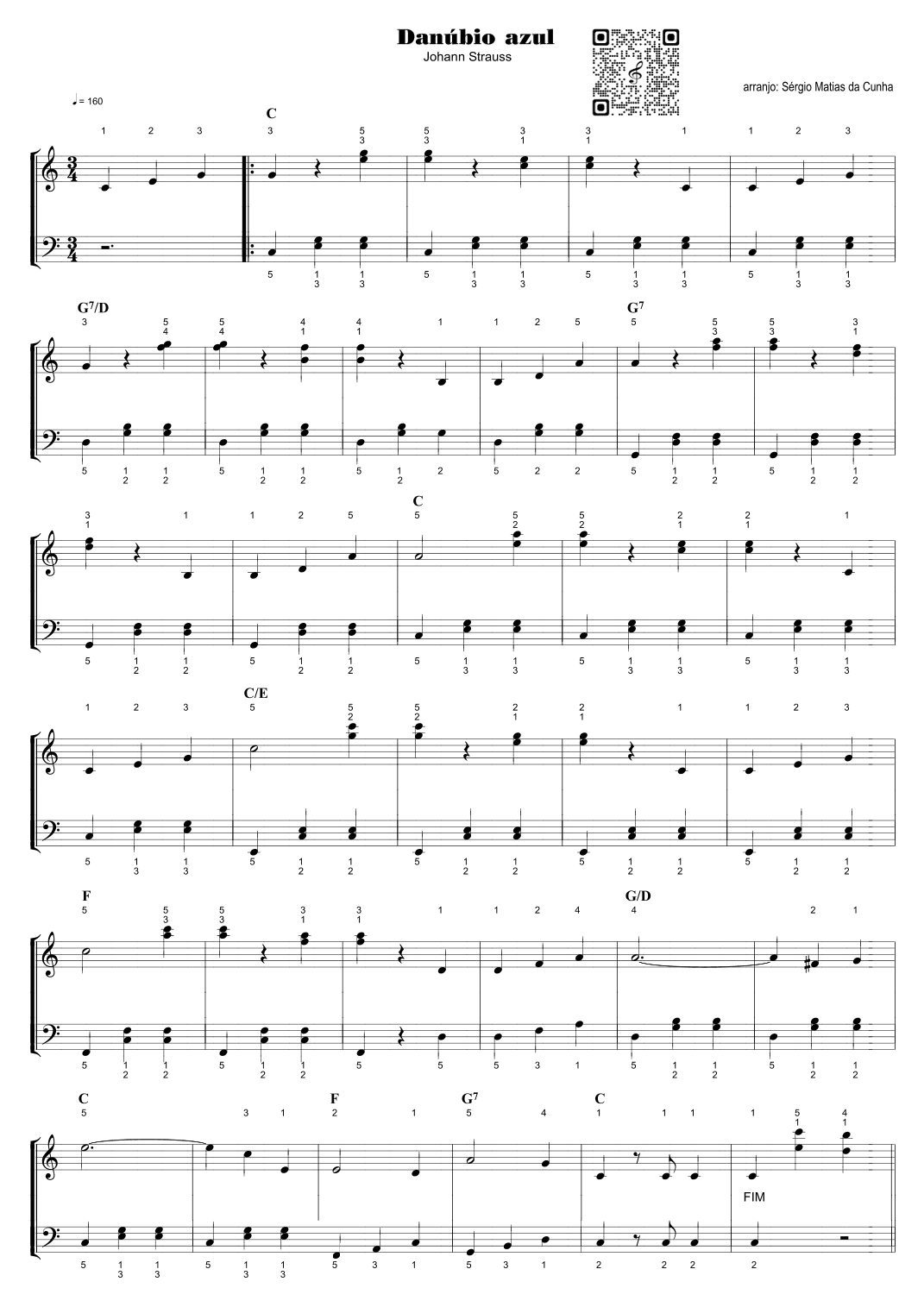 Danúbio azul (10 pequenas valsas) (arr. Sérgio Matias da Cunha)