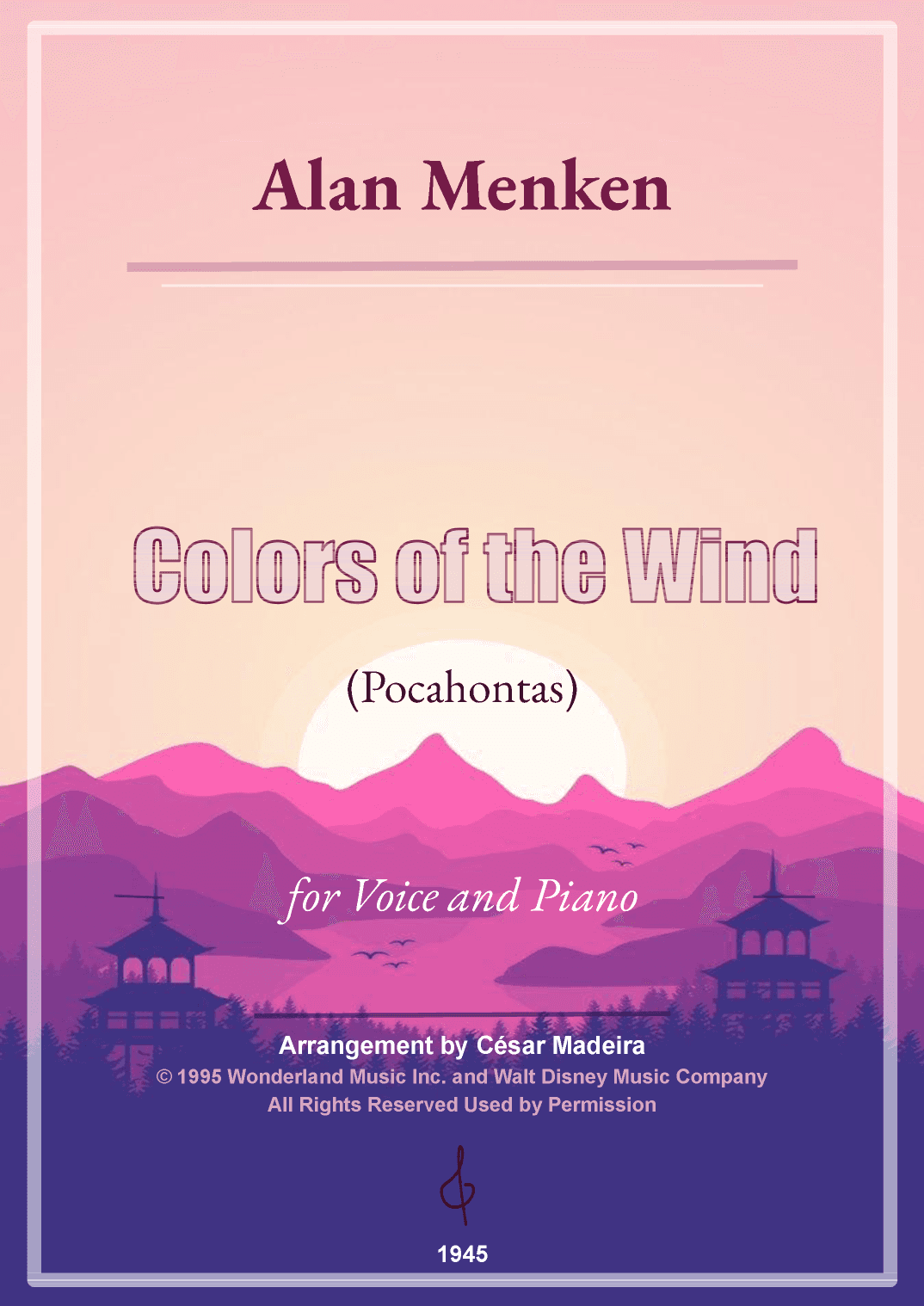 Colors Of The Wind (arr. César Madeira)