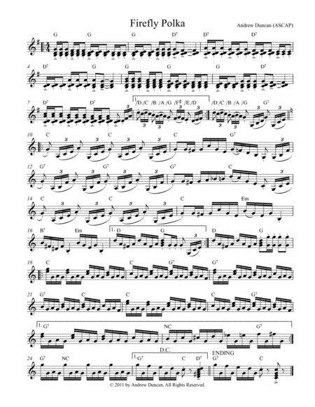 Firefly Polka - Accordion Solo